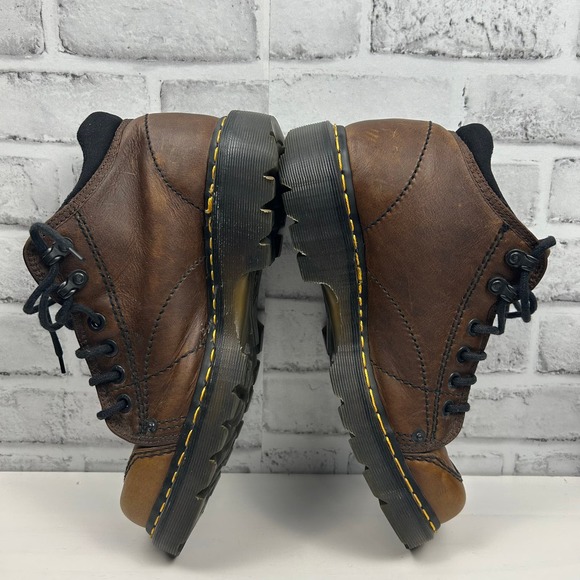 Dr. Martens Vintage Made in England Chunky Leather Brown Lace Up Boot Y2K Sz UK8 main image 13